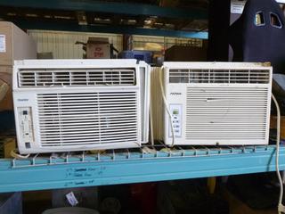 Noma WACR10000E Window Mounted Air Conditioning Unit, 19 In. x 24 In. x 16 In., 1 Phase, 115 V, 10,000 BTU/Hr. and 2007 Danby DAC12077EE Window Mounted Air Conditioning Unit, 22 In. x 23 In. x 16 In., 1 Phase, 115 V, 60 Hz, 12,000 BTU/Hr. (Z)