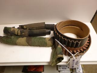 (2) Levys Ammunition Belts w/ (1)  Mini Grunt Tube (Upstairs)