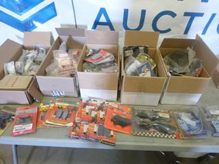 Qty of Motorcycle and Snowmobile Parts: Brake Pads, Brake Lines, Seal Kits, Brake Levers, Etc.
