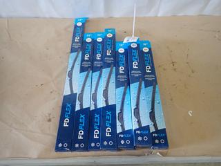 Qty of Unused FD Flex Model S84 Windshield Wiper Blades, Sizes From 16 In. to 24 In. (E1)