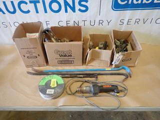 Qty of Assorted Glue Guns, Heat Gun, Misc. Hand Tools and Supplies (X)