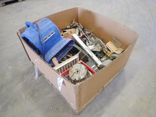Qty of Misc. Clamps, Blower Fans, Motors, Hand Tools, Supplies, Etc.(T-2-3)