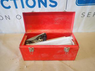 20 In. Tool Box Contents Included. Qty of Woodworking Supplies/Tools (Y)