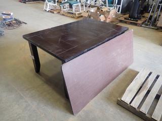 Table, 66 In. x 42 In. and 6 Ft. Folding Table (H)