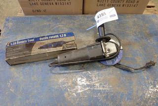 Sears Craftsman 4.5 In. Angle Grinder, Power Fist 1.2 A Rotary Tool (D1)