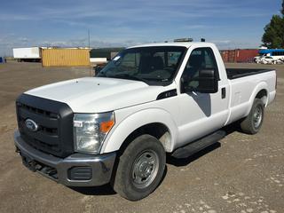 2011 Ford F250 Super Duty P/U c/w V8 Gas, Auto, Integrated Tailgate Step, Back Rack Headache Rack with light, Showing 241,819 Kms, VIN 1FTBF2A66BEC55635.
