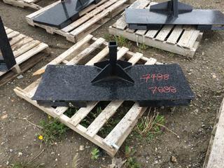 Hitch Plate To Fit Skid Steer. Control # 7888,.