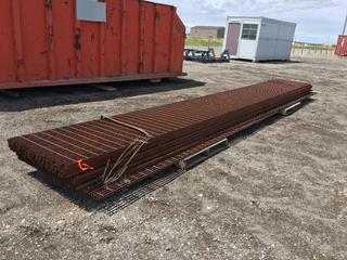 Quantity of 3'x24' Steel Grating. Control # 7945.