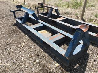 (2) 29"x10' Pipe Stands. Control # 7947.