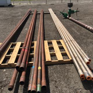 2 1/2"x31' Pipe (5) Pieces. Control # 7950.