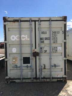 20' Storage Container c/w Shelving # 00LU 3481015