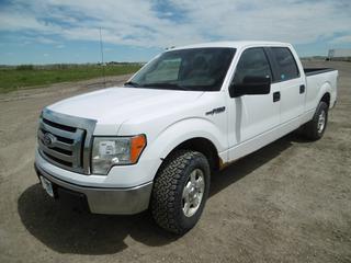 2010 Ford F150 XLT Crew Cab 4x4 P/U c/w Triton 4.6L, Auto, A/C, Showing 245,572 Kms, VIN 1FTFW1E84AFD44796