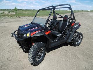 2011 Polaris 800 4x4 Side By Side c/w 800 EFI, Showing 1755 Miles, VIN 4XAVE76A9BD106076