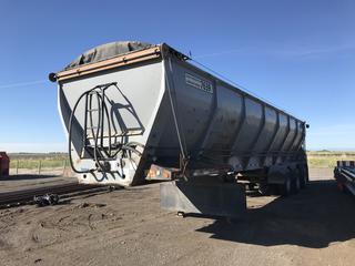 2007 Trout River HC422 Triaxle Live Bottom Trailer c/w Lift Axle, Chip Spreader Bar, Spray In Inner Liner, VIN 2S9PS62567W134119