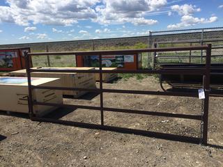 Steel Gate Panel 4'Hx116"L, Brown Tube. Control # 8019.