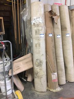 *SELLING OFF-SITE* - (1) Roll of Linoleum Flooring. *Sq/Ft Unknown*   Location:  504 - 8 Ave East Bow Island, AB