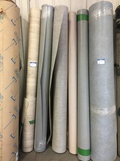 *SELLING OFF-SITE* (5) Partial Rolls of Linoleum Flooring.  Location:  504 - 8 Ave East Bow Island, AB