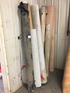 *SELLING OFF-SITE* (7) Partial Rolls of Linoleum Flooring.  Location:  504 - 8 Ave East Bow Island, AB