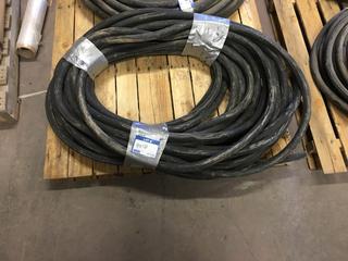 *SELLING OFF-SITE* (1) Roll of Water Resistant 600V Wire. *Length Unknown*  Location:  504 - 8 Ave East Bow Island, AB