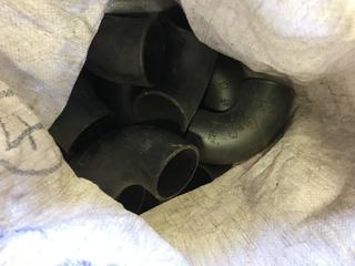*SELLING OFF-SITE* Quantity of 1 1/2" Steel Elbows.  Location:  504 - 8 Ave East Bow Island, AB
