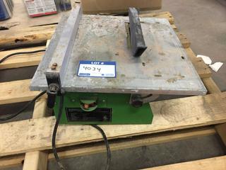 *SELLING OFF-SITE* Superior 7" Tile Cutting Saw.  Location:  504 - 8 Ave East Bow Island, AB