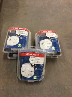 *SELLING OFF-SITE* (5) First Alert Carbon Monoxide Alarms.  Location:  504 - 8 Ave East Bow Island, AB