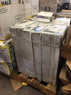 *SELLING OFF-SITE* Quantity of 4" Satin Nickel Trim Rings.  Location:  504 - 8 Ave East Bow Island, AB