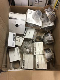 *SELLING OFF-SITE* Quantity of 4" Satin Nickel Trim Rings.  Location:  504 - 8 Ave East Bow Island, AB
