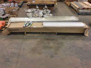 *SELLING OFF-SITE* (4) Fluorescent Light Fixtures 92".  Location:  504 - 8 Ave East Bow Island, AB