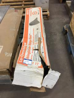 *SELLING OFF-SITE* Lo-Omni ridge Shingle Over Ridge Vent.  Location:  504 - 8 Ave East Bow Island, AB