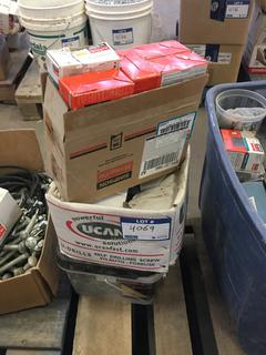 *SELLING OFF-SITE* Quantity of Screws & Nails.  Location:  504 - 8 Ave East Bow Island, AB