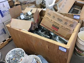 *SELLING OFF-SITE* (1) Crate of Assorted Face Mount Hangers.
  Location:  504 - 8 Ave East Bow Island, AB