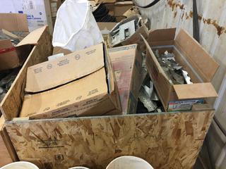 *SELLING OFF-SITE* (1) Crate of Assorted Face Mount Hangers.
  Location:  504 - 8 Ave East Bow Island, AB