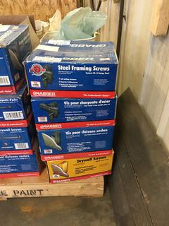 *SELLING OFF-SITE* Quantity of Steel Framing and Drywall Screws.
  Location:  504 - 8 Ave East Bow Island, AB