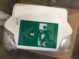 *SELLING OFF-SITE* (4) Plastic Pictogram Combo Units 6V.  Location:  504 - 8 Ave East Bow Island, AB