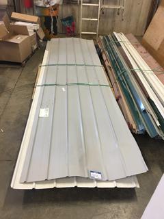 *SELLING OFF-SITE* Quantity of Assorted Flashing, (3) Tin Sheets 4' x 12'.  Location:  504 - 8 Ave East Bow Island, AB
