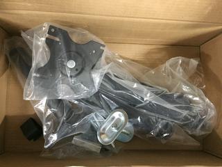 (2) Full Motion Desk Mount Gas Spring LCD Arms, Model # DC2-A68G.