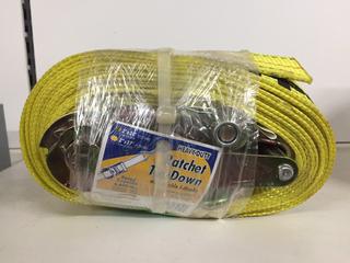 (2) Cargo Buckle 2"x20 Ft. 6,000 LB Ratchet Straps.