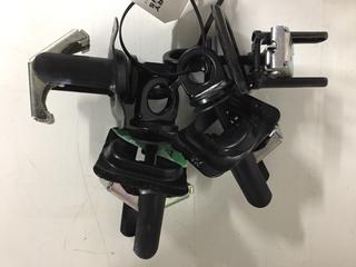 (4) Truck Box Stake Pocket Tie Down Brackets.