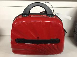 Pearl White Hard Shell Travel Bag.