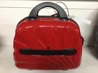 Pearl White Hard Shell Travel Bag.