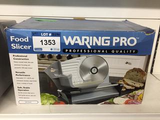 Waring Slicer, Needs Drive Gear.