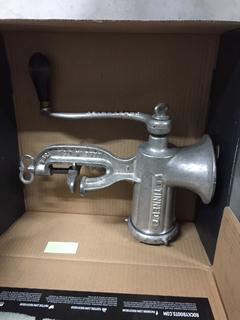 Tinned Table Clamp Meat Grinder.