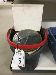 (2) Filters, (2) Flashlights & Villeda Mop Bucket.