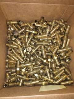Quantity of Hose Fittings 1/2"x3/8" Hose Barbed Male Brass Pipe.