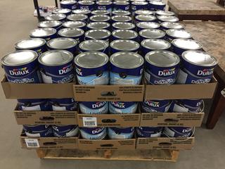 Approximately (108) 1-Gallon Cans of Assorted Dulux Paint.