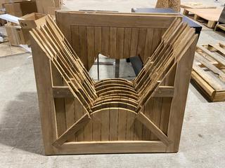 (14) Pieces of Teak Table Top.