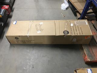 Horten Glam Narrow Console w/Mirror - Color Gold - 52"Wx12"Dx29"H.