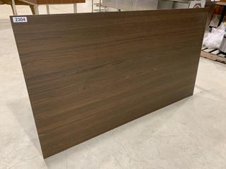 Wood Dining Table With Metal Legs, 71"L x 39-1/2"W x 28"H, (2) Broken Legs.