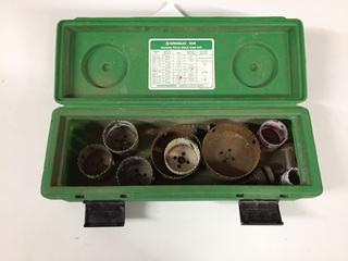 Greenlee 835 Variable Pitch Bi-Metal Hole Saw Kit, 1/2"-4" Conduit & Pipe, Missing Pieces.